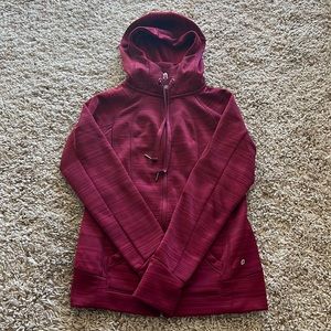 Fleece and Scuba Zip Up Hoodie